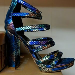 Mermaid colors heels